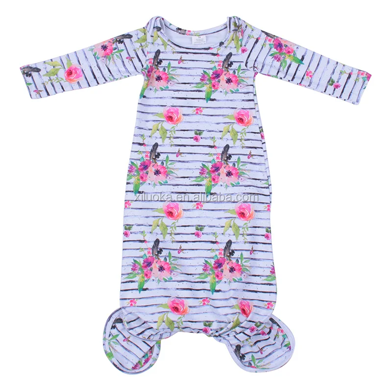 Floral Infant Toddler Pajamas Girl Clothes Long Sleeve Knotted Newborn Baby Night Gown, Picture
Floral Infant Toddler Pajamas Girl Clothes Long Sleeve Knotted Newborn Baby Night Gown, Picture