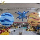 outdoor music festival event decoration inflatable decoration balloon moon planet MOQ 1