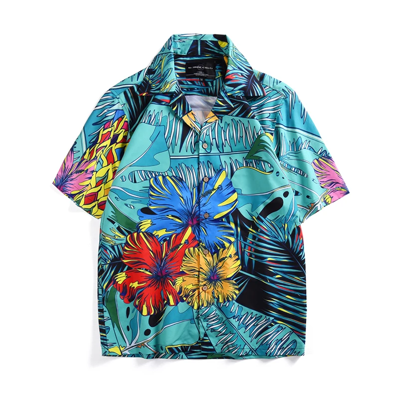 Hawaiian floral short sleeve man beach shirt plus size mens shirts, Printing pattern
Hawaiian floral short sleeve man beach shirt plus size mens shirts, Printing pattern