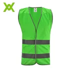 running motorcycle high visibility reflective blue safety vest