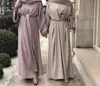 2019 Muslim dress abaya women robe solid color long dress for women chalaza design abaya