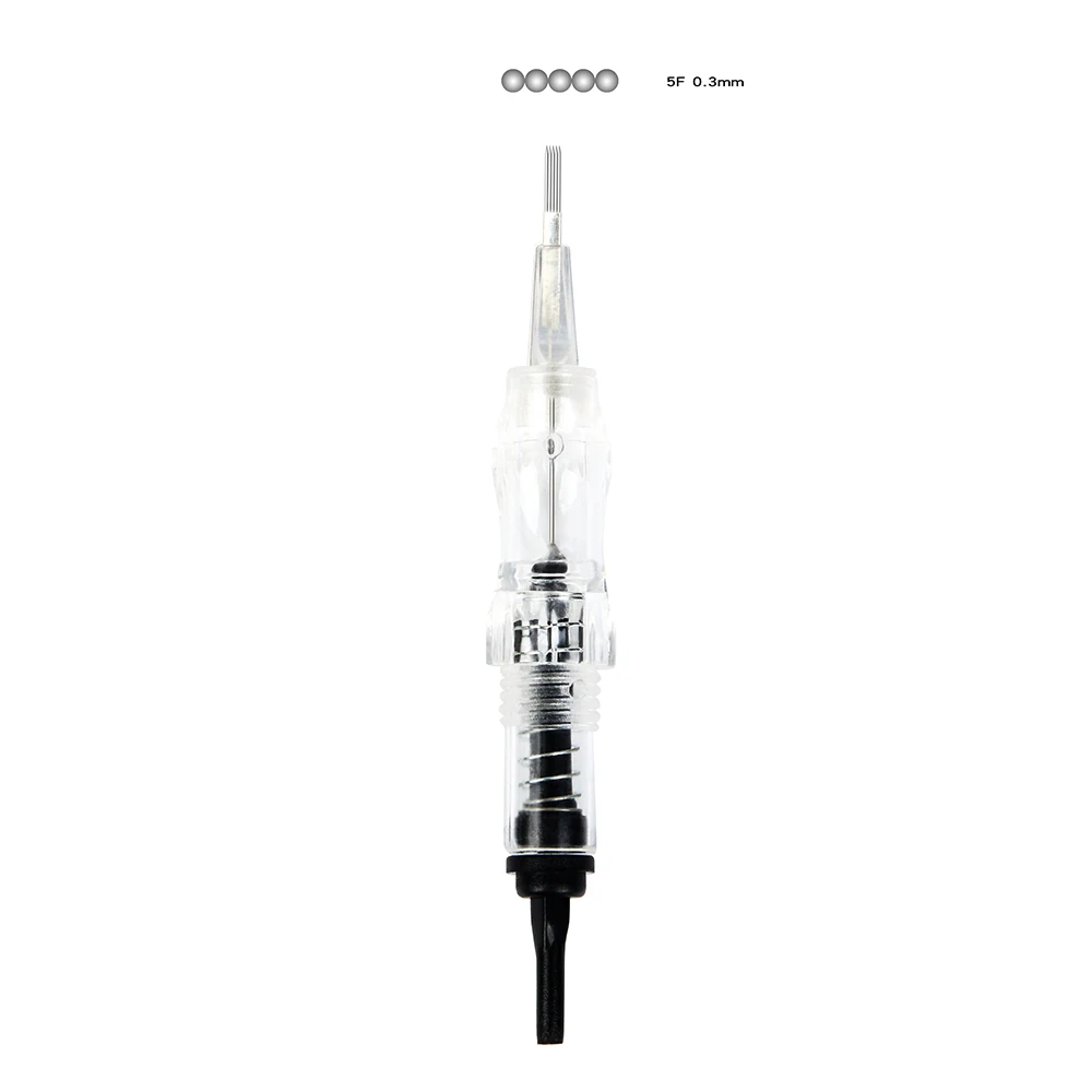 Safety 0.3mm 7F Permanent Makeup Needle Screw Cartridge Needle For Black Pearl Machine, Transparent
Safety 0.3mm 7F Permanent Makeup Needle Screw Cartridge Needle For Black Pearl Machine, Transparent