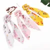 custom printed pictures silk ribbon band tie bracelet korean knot girls big thick hair tie scarf women scrunchies hair bands