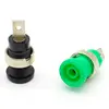 Banana plugs black+red+blue+yellow+green banana female jack binding post wire connector mix colors