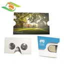 2019 New Promotion Gift Cardboard Printing 3D Google VR Cardboard for Smartphone Video
