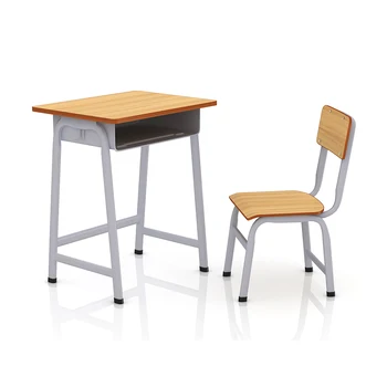 Premium Best For Students Single Student Desk And Chair Armless