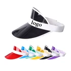 High Quality Custom UV Protection Plastic Sun Visor Cap Visor Hat For Summer