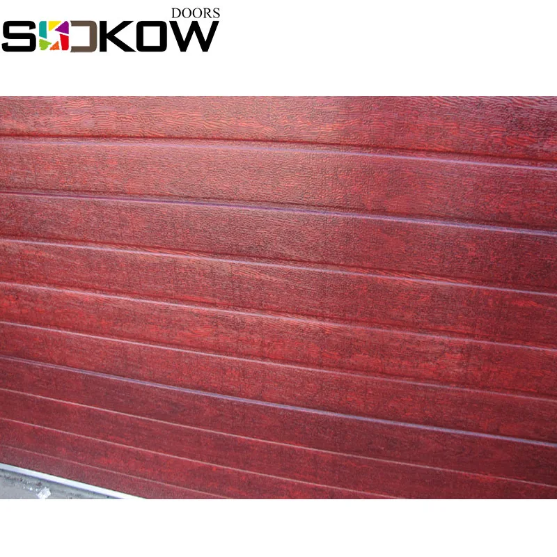 Mahogany Wood Garage Door Panel Sandwich Panel Garage Door