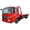 Dongfeng 0 degree flatbed wrecker towing truck/flatbed tow truck/car tow truck