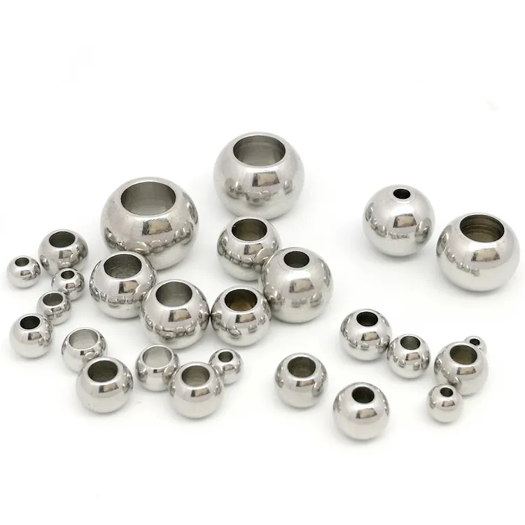 Stainless Steel Spacer Beads European Ball Big Hole Fits for Charm Diy Bracelets Jewelry Making Componenyts
Stainless Steel Spacer Beads European Ball Big Hole Fits for Charm Diy Bracelets Jewelry Making Componenyts