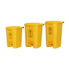 Indoor Plastic Pedal 50L Hospital Garbage Trash bin