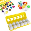 Amazon Hotsale Learning Educational Toy Color Matching Eggs Shapes for Toddlers