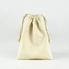 Soft PU Leather Drawstring Bag, Small String Pouch for gift ,Jewelry
