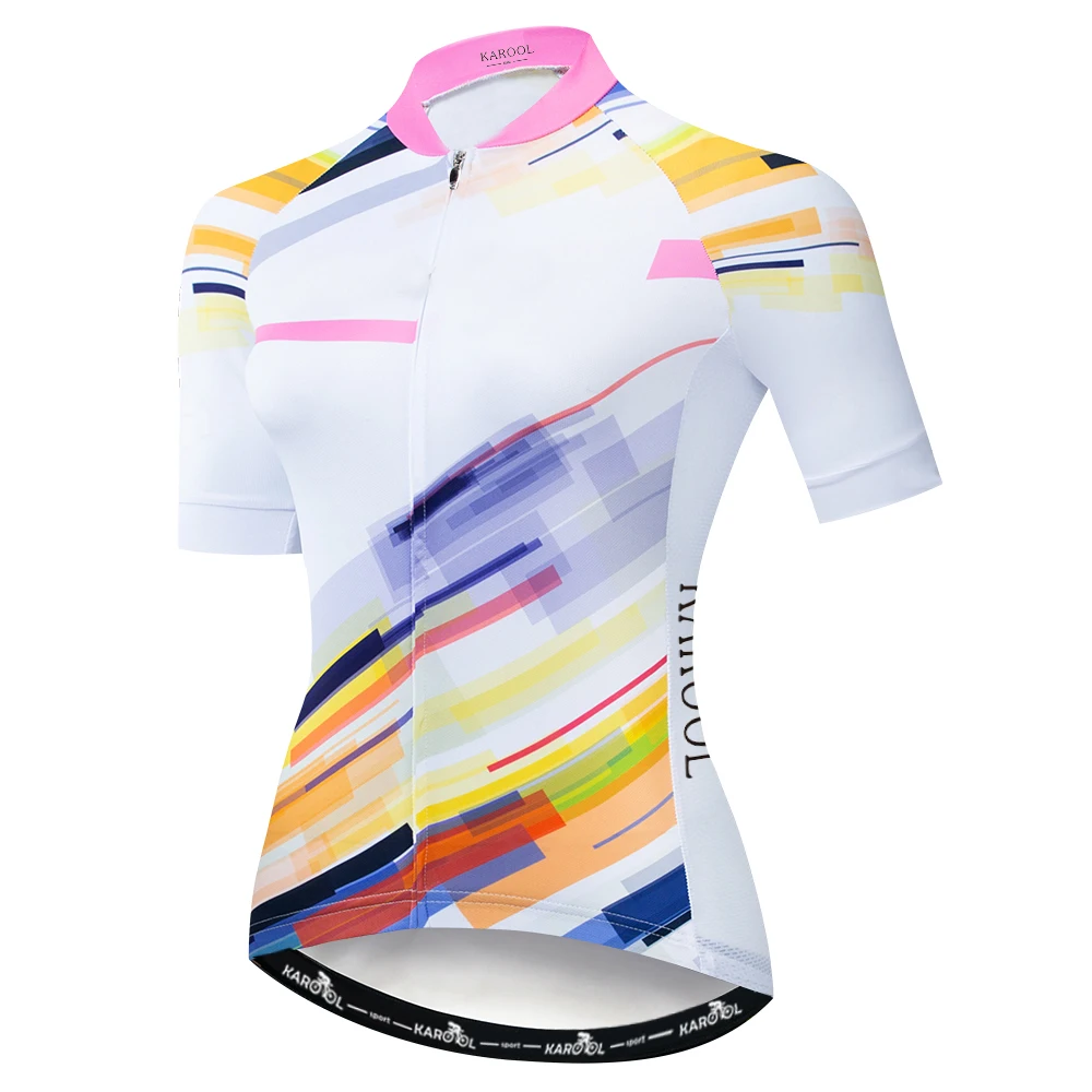 Karool Training Custom Bright Reflective Adults Age Group Outdoor Sports Women Bike Top
Karool Training Custom Bright Reflective Adults Age Group Outdoor Sports Women Bike Top