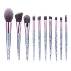 Professional Synthetic Hair Cosmetics 10pcs Make Up Brush Set Kabuki Brush kit Makeup Brushes Tools