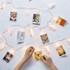 LED Photo Clip String Lights - Photo Clips Wall Decoration Lights for Wedding Party Home Decor Christmas Lights Hanging Photos