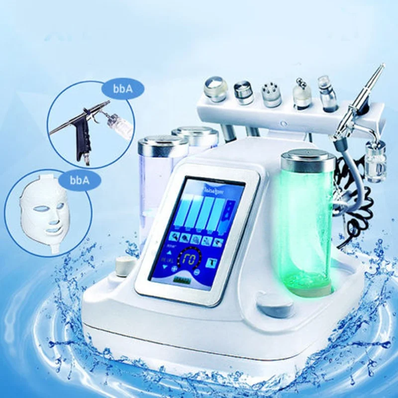 7in 1 Vacuum Face Cleaning Machine Beauty Oxygen Water Jet Pore Cleaner Facial Massage Device Skin Care Tool Add 7Color LED Mask
7in 1 Vacuum Face Cleaning Machine Beauty Oxygen Water Jet Pore Cleaner Facial Massage Device Skin Care Tool Add 7Color LED Mask