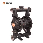 GODO QBY3-50/65L aluminium oil pump air operated double diaphragm pumps easy control pump