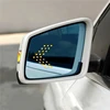 blue glass wide angle view heated led turn signal arrow side Rear view mirror for mercedes benz X166 GL350 GL450 GL550 mirror