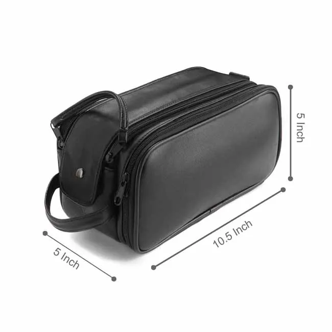Travel Dopp Kit Toiletries Organizer Black Vanity Bag with Multi-pockets, As the picture show
Travel Dopp Kit Toiletries Organizer Black Vanity Bag with Multi-pockets, As the picture show