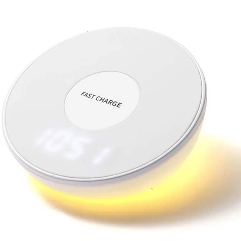 10W fast charge desktop desk lamp night light with clock alarm clock pat light mobile phone wireless charger
10W fast charge desktop desk lamp night light with clock alarm clock pat light mobile phone wireless charger
