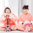 Fashion winter warm ladies pajamas plus sleeping robes