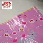 Pink Print PU Synthetic Leather , Premium PU Leather For Bags, clothes, raincoat