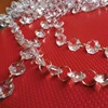 Custom Clear Color Acrylic Diamond Cut Bead Strands