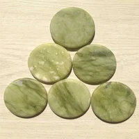 

Wholesale Price 5CM Round Green Glue Holder Jade Stone Eyelash for Eyelash Extension