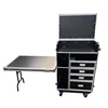 4 Drawer Case with 4U Rack on Top and 2 Small Storage Space