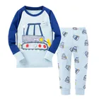 Kids cartoon printed pajama sets cotton children pajama sleepwear