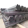 ERW welded carbon black round steel pipe tube in China manufacturer factory