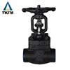 TKFM asme high pressure 25mm class800 forged sw a105 gate valve dimensions