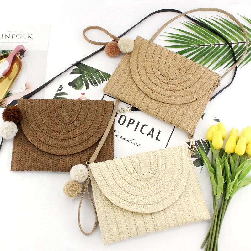 2019 summer straw bag raffia bag beach purse luxury handbag messenger cross shoulder bag, Natural
2019 summer straw bag raffia bag beach purse luxury handbag messenger cross shoulder bag, Natural