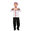 2019 New Style Handsome Little Chef Cook Costume For Kids White Popular Cosplay Boy Carnival Costume
