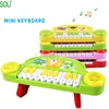 Hot Sale Childhood Cartoon Musical With Microphone Learning Machine Music Computer Baby Toy Piano Mat