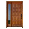 American design European walnut foreign elegant fiberglass modern wood door designs