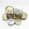 Metal 100g aluminium tin box metal tin cans for food canning canned tuna with lid TC-A49