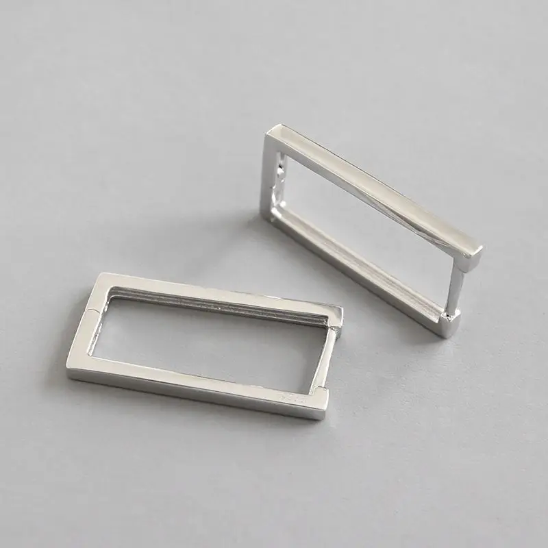 S925 pure silver ear buckle wild simple geometric square female personality earrings FSE53
S925 pure silver ear buckle wild simple geometric square female personality earrings FSE53