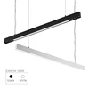 SCON 120CM Black white Office Home 30W 36W Spot Light and Flood Light Free Combination Suspended LED Linear Lights Fixture