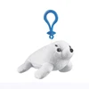 12cm custom harp seal soft animal toys plush stuffed doll keychain
