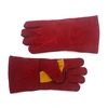 High Temperature Machine Welder Work Leather Safety Gloves