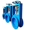 Cement Industrial Flow Control Valve Manual Pneumatic Slide Gate Valves