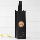 Non-woven Fabric Nonwoven Gift Bag Cheap Customized Single Bottle Nonwoven Reusable Wine Gift Bag