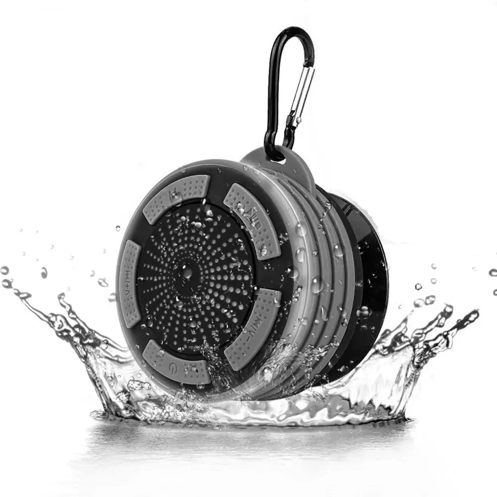 2019 Best-Selling Electronic Products Ipx7 waterproof bluetooth shower speaker, Black/white with dark blue;light blue;orange;grey
2019 Best-Selling Electronic Products Ipx7 waterproof bluetooth shower speaker, Black/white with dark blue;light blue;orange;grey