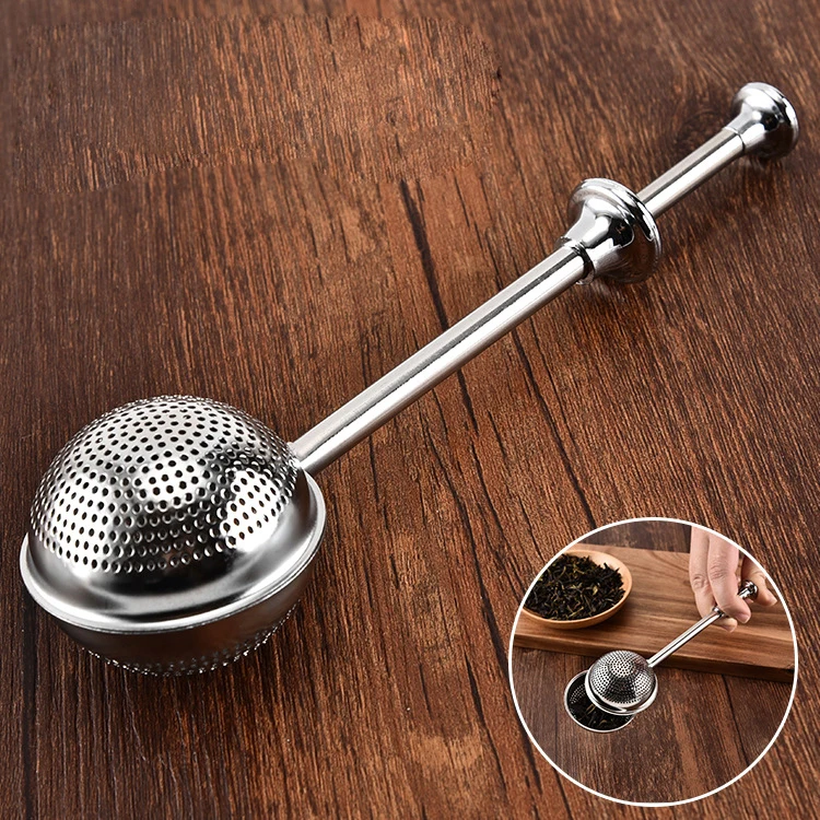 Amazon Hot Sale Food Grade Stainless Steel Loose Tea Strainer with retractable handle, Customized
Amazon Hot Sale Food Grade Stainless Steel Loose Tea Strainer with retractable handle, Customized