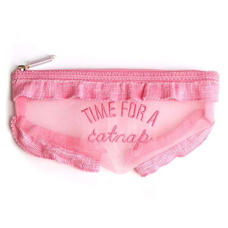 Shenglu 2021 new creative pink girl heart sexy small underwear cosmetic bag lace transparent embroidery makeup bag SLC2229
Shenglu 2021 new creative pink girl heart sexy small underwear cosmetic bag lace transparent embroidery makeup bag SLC2229