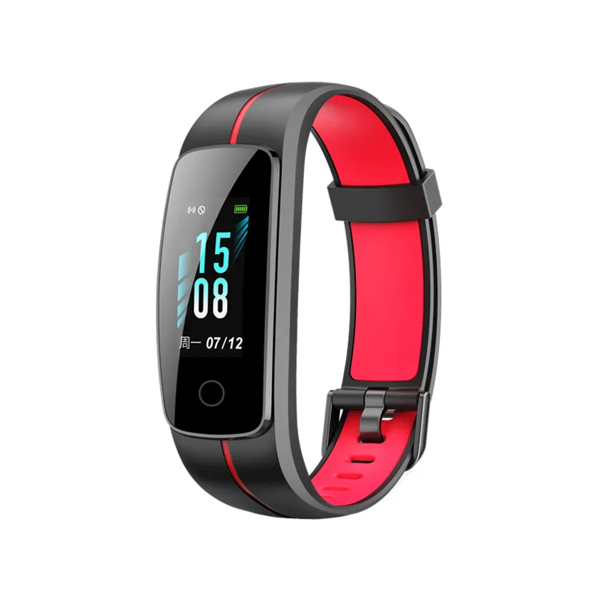 2019 NEW full touch color screen smart band, Double color silicone strap fitness tracker, Heart rate monitoring smart watch, Black+red;black+green;black+gray;blue+gray 
2019 NEW full touch color screen smart band, Double color silicone strap fitness tracker, Heart rate monitoring smart watch, Black+red;black+green;black+gray;blue+gray