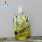 Stand up fruit packaging juice spout pouch foil alumanium pouch with spout