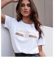 Letter Pattern Printing Summer Fashion Women Short Sleeve Leisure Shirt Casual Ladies Woman Tops White Shirt
Letter Pattern Printing Summer Fashion Women Short Sleeve Leisure Shirt Casual Ladies Woman Tops White Shirt